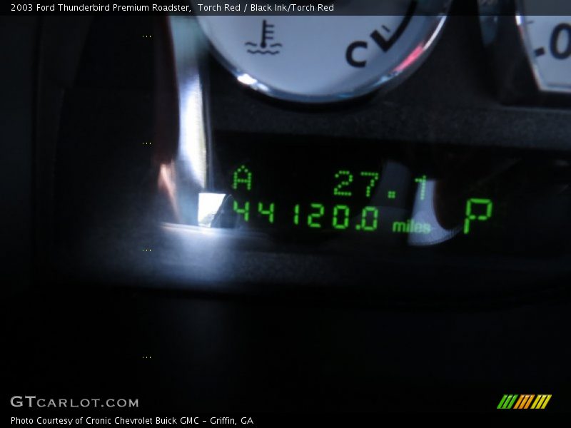 Torch Red / Black Ink/Torch Red 2003 Ford Thunderbird Premium Roadster
