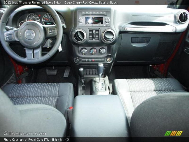 Deep Cherry Red Crystal Pearl / Black 2012 Jeep Wrangler Unlimited Sport S 4x4