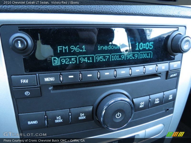 Audio System of 2010 Cobalt LT Sedan