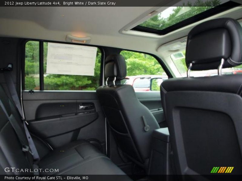 Bright White / Dark Slate Gray 2012 Jeep Liberty Latitude 4x4