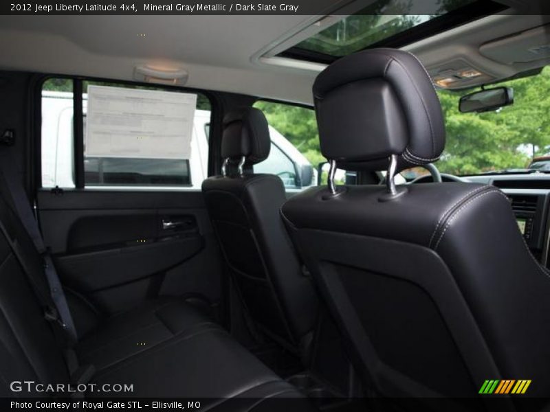 Mineral Gray Metallic / Dark Slate Gray 2012 Jeep Liberty Latitude 4x4