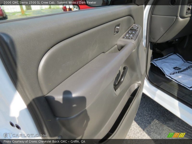 Summit White / Dark Pewter 2006 GMC Sierra 1500 SL Crew Cab