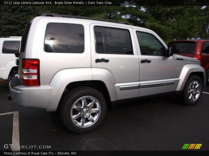 Bright Silver Metallic / Dark Slate Gray 2012 Jeep Liberty Latitude 4x4