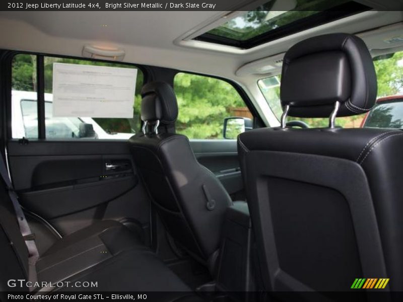 Bright Silver Metallic / Dark Slate Gray 2012 Jeep Liberty Latitude 4x4