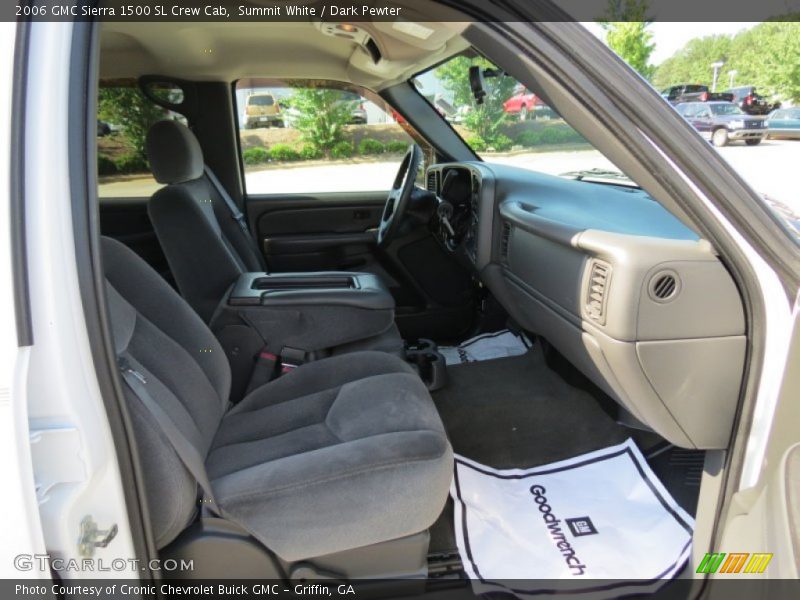 Summit White / Dark Pewter 2006 GMC Sierra 1500 SL Crew Cab