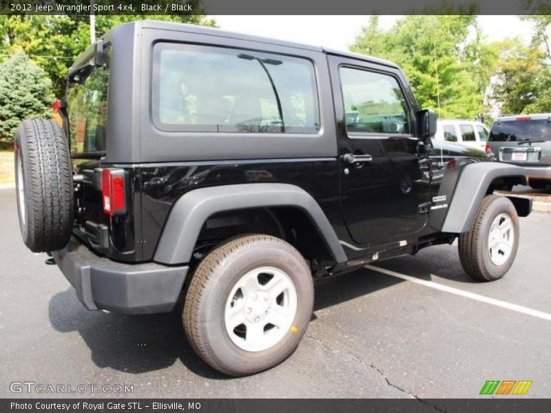 Black / Black 2012 Jeep Wrangler Sport 4x4
