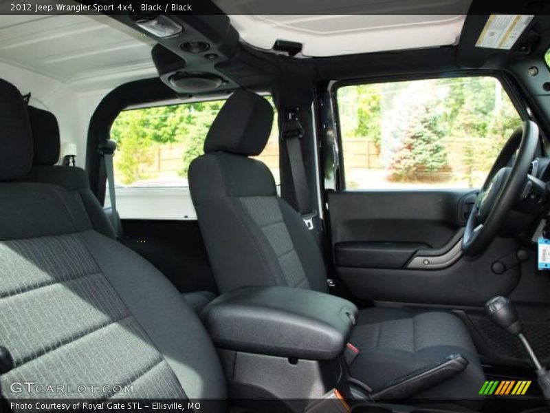 Black / Black 2012 Jeep Wrangler Sport 4x4