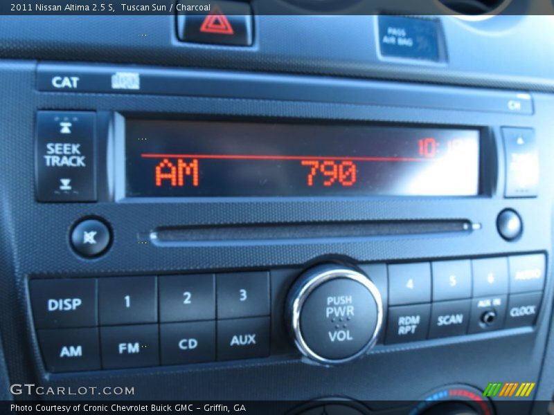Audio System of 2011 Altima 2.5 S