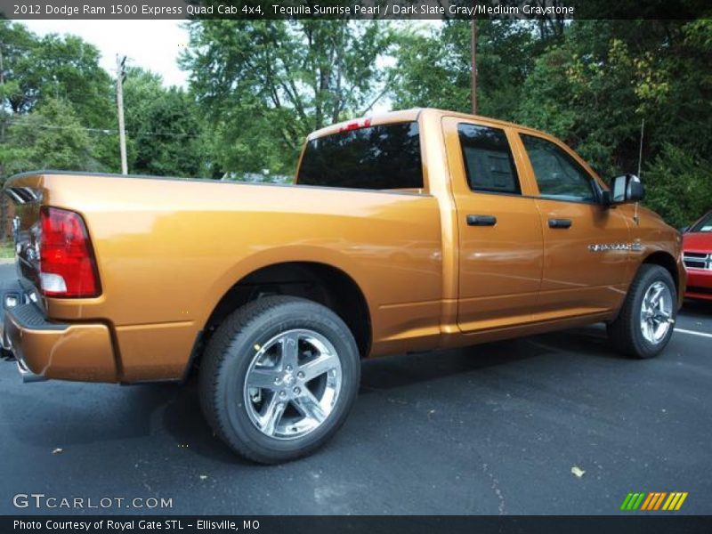  2012 Ram 1500 Express Quad Cab 4x4 Tequila Sunrise Pearl