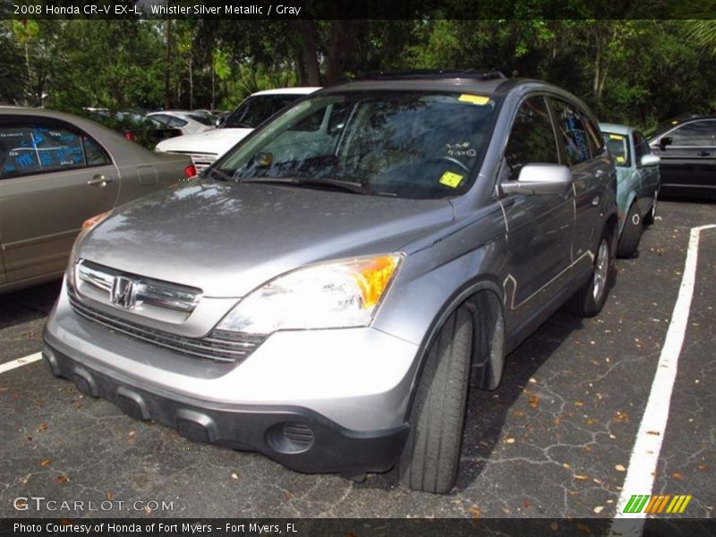 Whistler Silver Metallic / Gray 2008 Honda CR-V EX-L