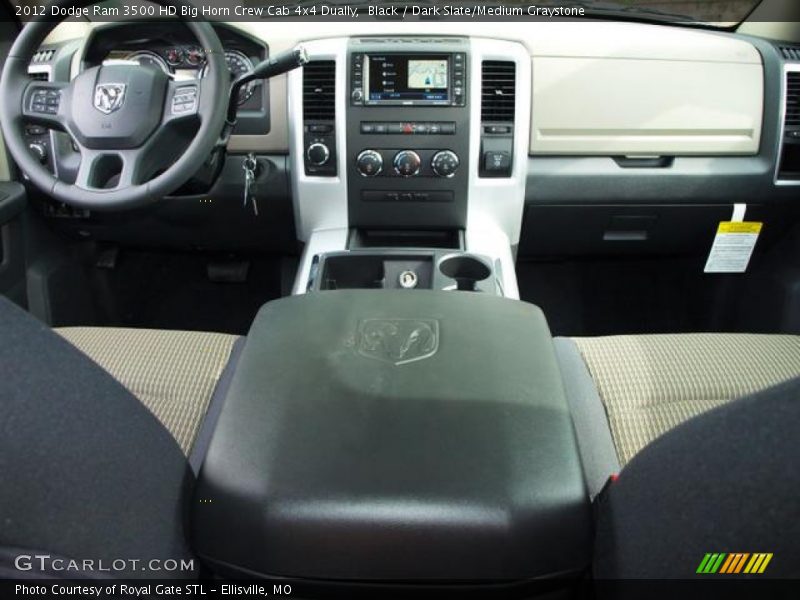 Black / Dark Slate/Medium Graystone 2012 Dodge Ram 3500 HD Big Horn Crew Cab 4x4 Dually