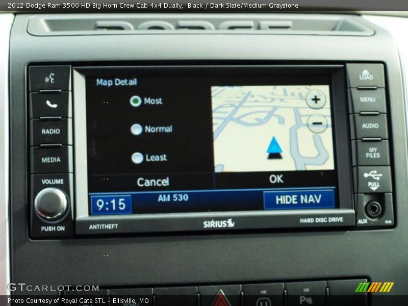 Black / Dark Slate/Medium Graystone 2012 Dodge Ram 3500 HD Big Horn Crew Cab 4x4 Dually