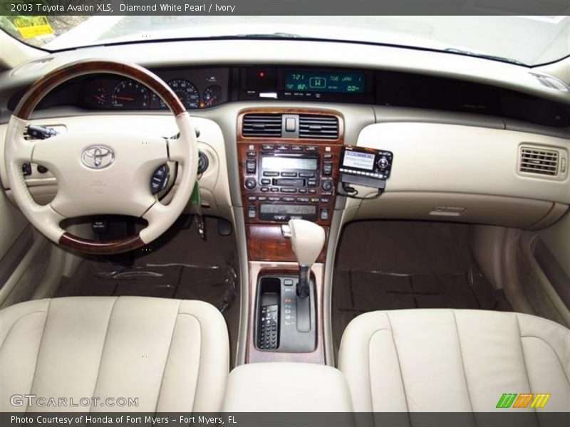 Dashboard of 2003 Avalon XLS