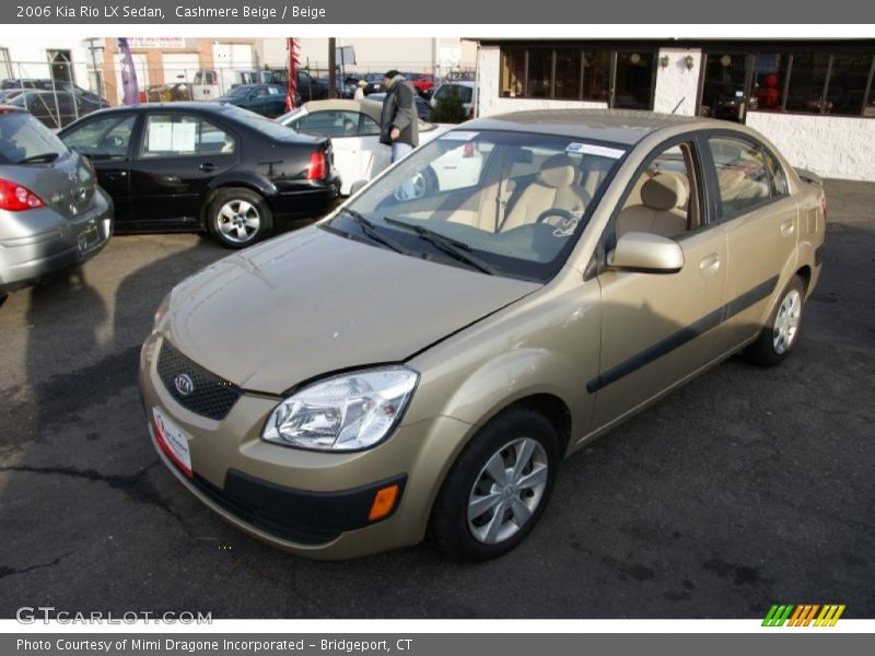 Cashmere Beige / Beige 2006 Kia Rio LX Sedan