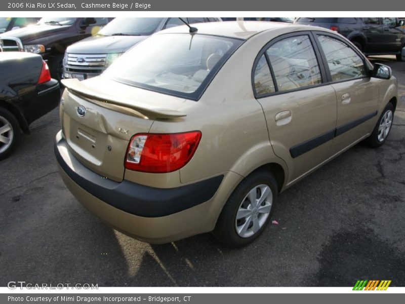Cashmere Beige / Beige 2006 Kia Rio LX Sedan