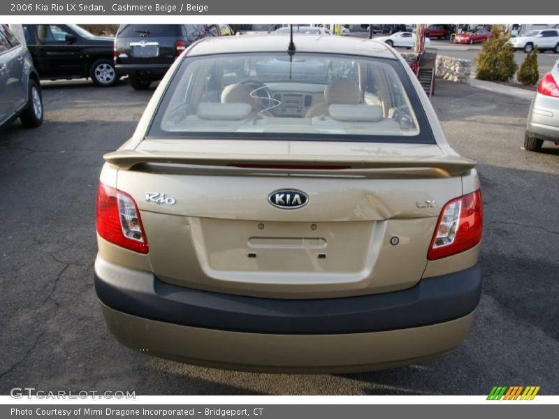 Cashmere Beige / Beige 2006 Kia Rio LX Sedan