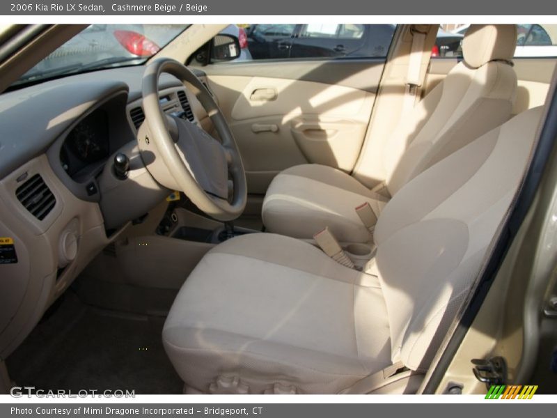 Cashmere Beige / Beige 2006 Kia Rio LX Sedan