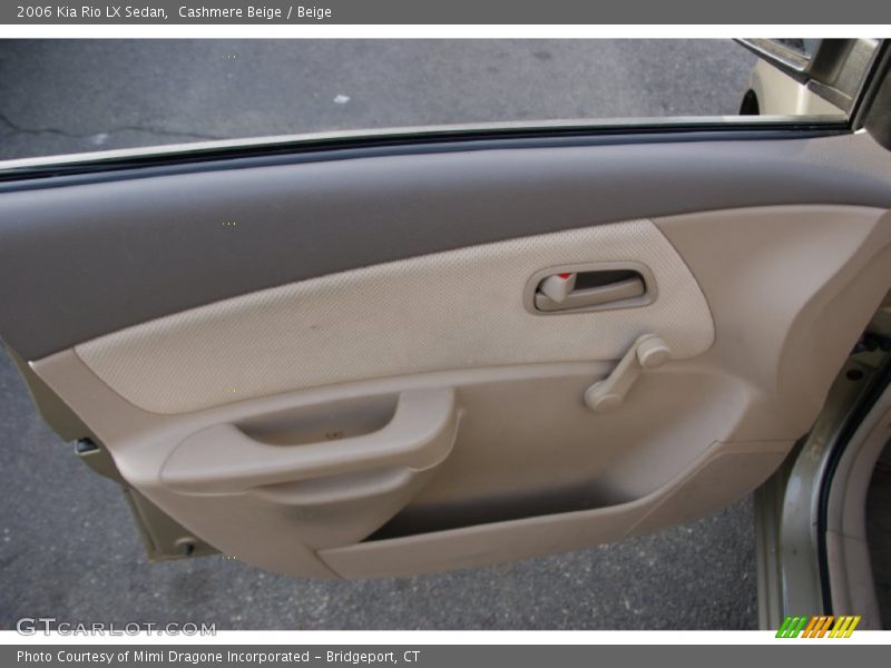 Cashmere Beige / Beige 2006 Kia Rio LX Sedan