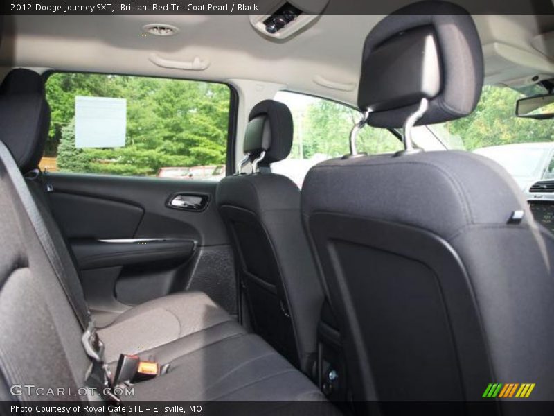 Brilliant Red Tri-Coat Pearl / Black 2012 Dodge Journey SXT