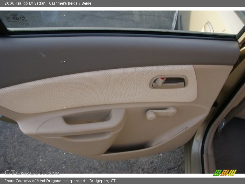 Cashmere Beige / Beige 2006 Kia Rio LX Sedan