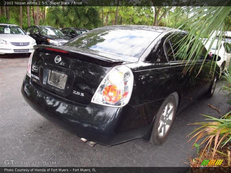 Super Black / Frost 2003 Nissan Altima 2.5 S