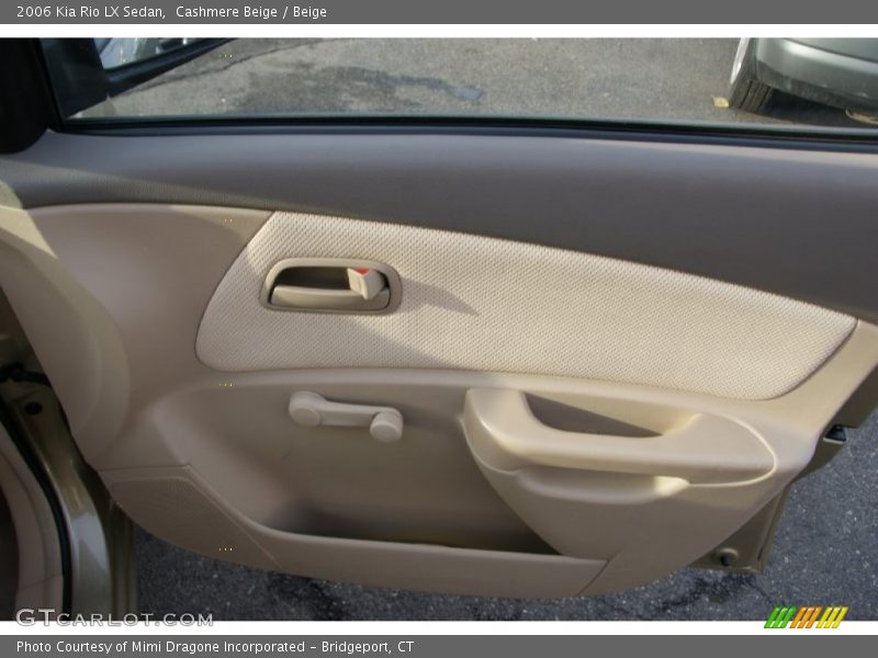 Cashmere Beige / Beige 2006 Kia Rio LX Sedan