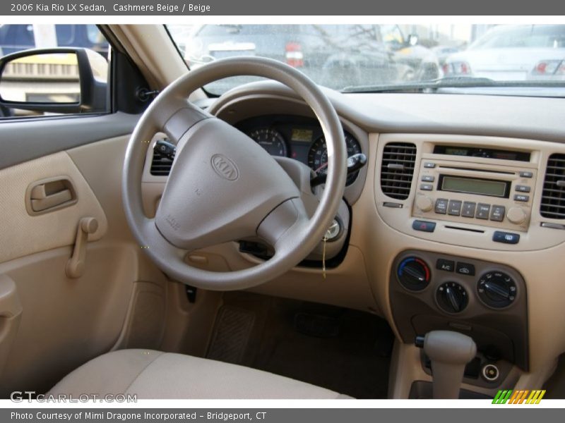 Cashmere Beige / Beige 2006 Kia Rio LX Sedan
