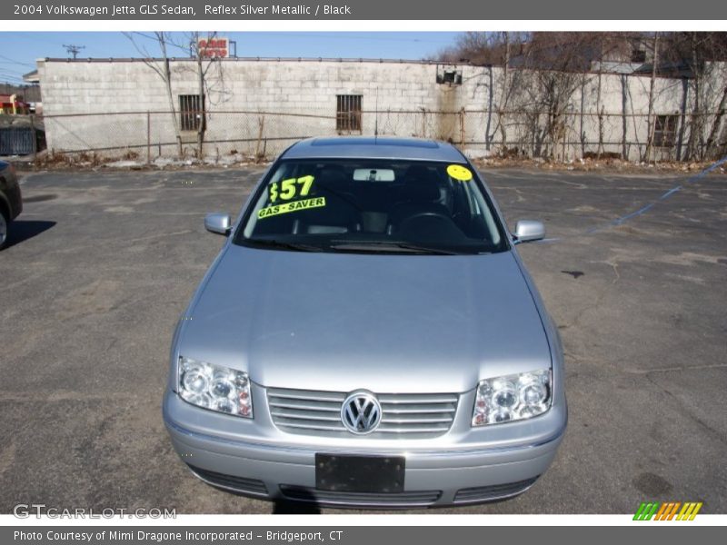 Reflex Silver Metallic / Black 2004 Volkswagen Jetta GLS Sedan