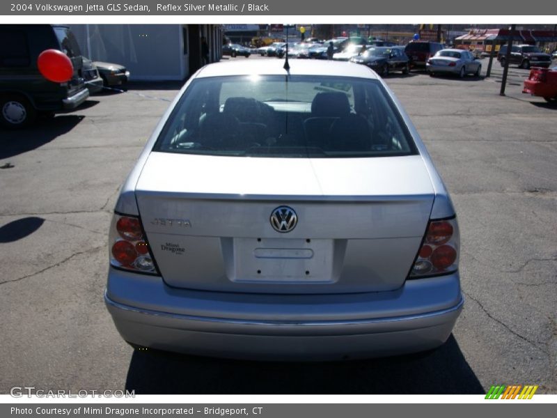 Reflex Silver Metallic / Black 2004 Volkswagen Jetta GLS Sedan