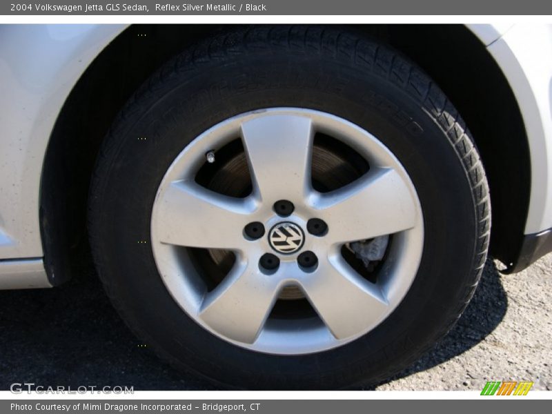 Reflex Silver Metallic / Black 2004 Volkswagen Jetta GLS Sedan