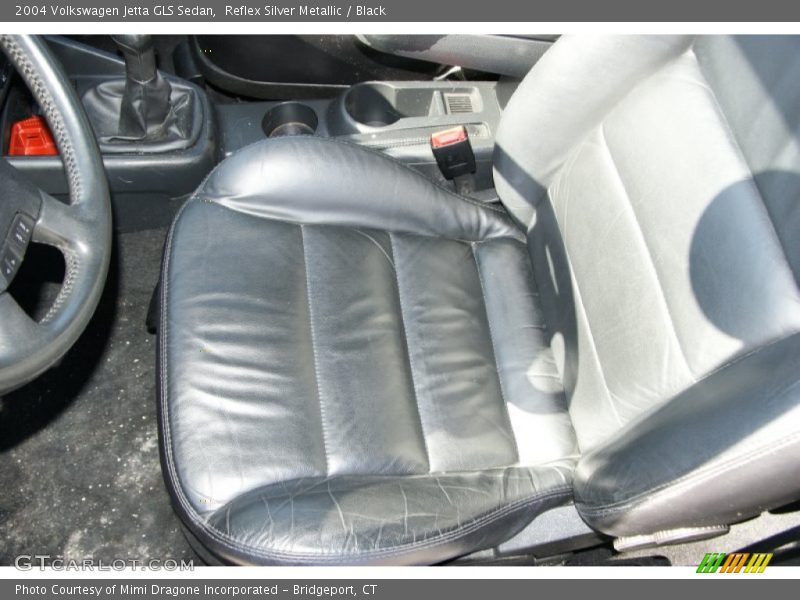 Reflex Silver Metallic / Black 2004 Volkswagen Jetta GLS Sedan