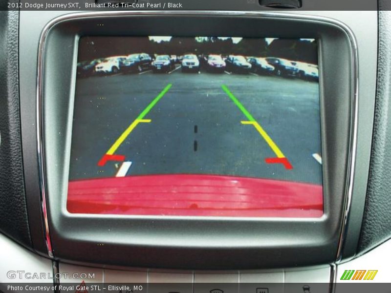 Brilliant Red Tri-Coat Pearl / Black 2012 Dodge Journey SXT