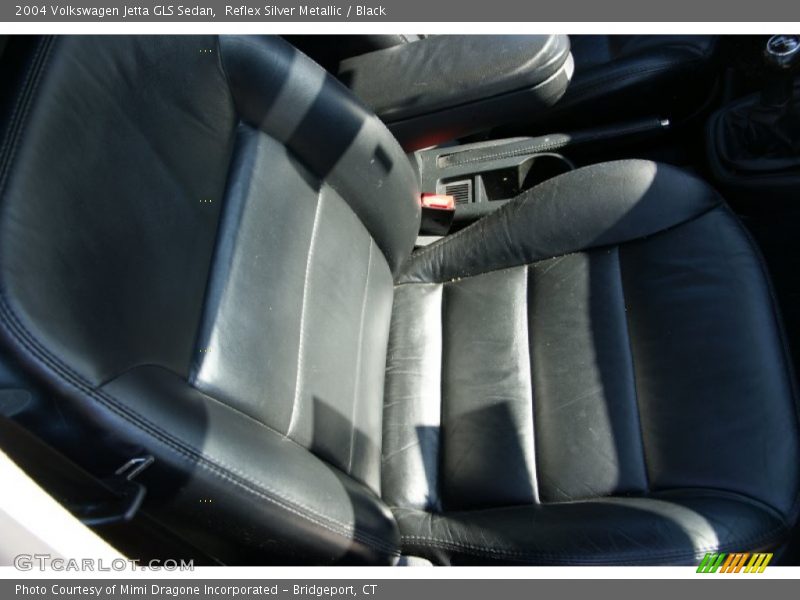 Reflex Silver Metallic / Black 2004 Volkswagen Jetta GLS Sedan