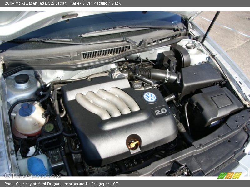 Reflex Silver Metallic / Black 2004 Volkswagen Jetta GLS Sedan