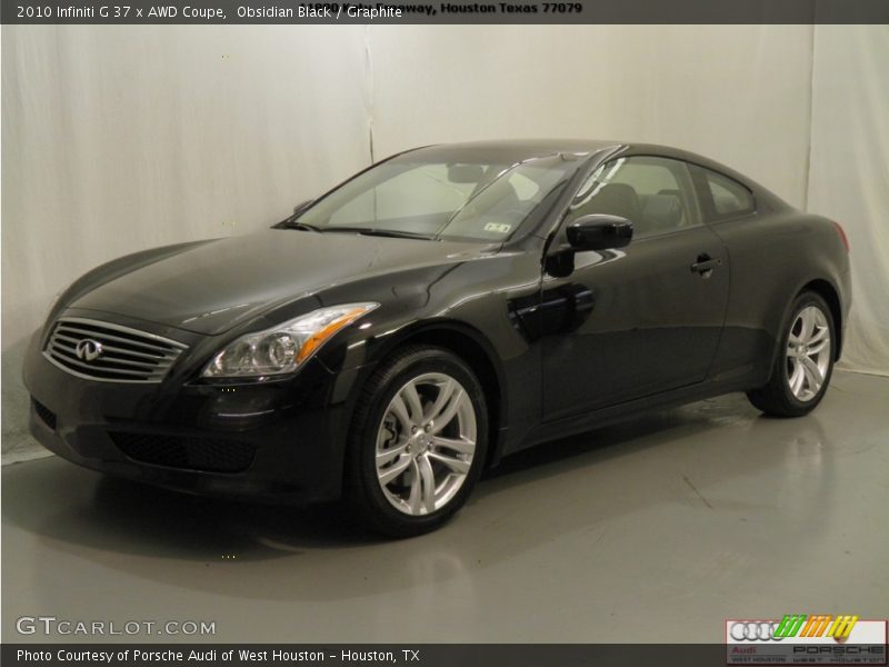 Obsidian Black / Graphite 2010 Infiniti G 37 x AWD Coupe