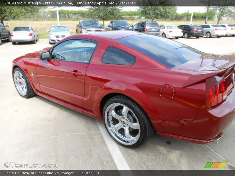 Dark Candy Apple Red / Black/Tan 2009 Ford Mustang V6 Premium Coupe
