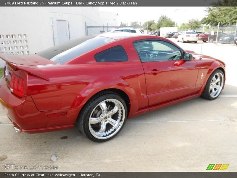 Dark Candy Apple Red / Black/Tan 2009 Ford Mustang V6 Premium Coupe