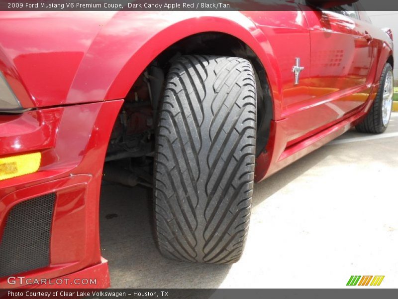 Dark Candy Apple Red / Black/Tan 2009 Ford Mustang V6 Premium Coupe
