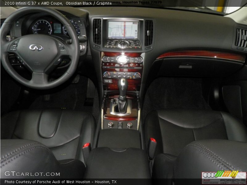 Obsidian Black / Graphite 2010 Infiniti G 37 x AWD Coupe