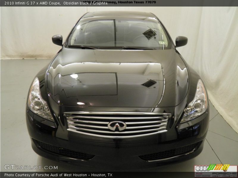 Obsidian Black / Graphite 2010 Infiniti G 37 x AWD Coupe