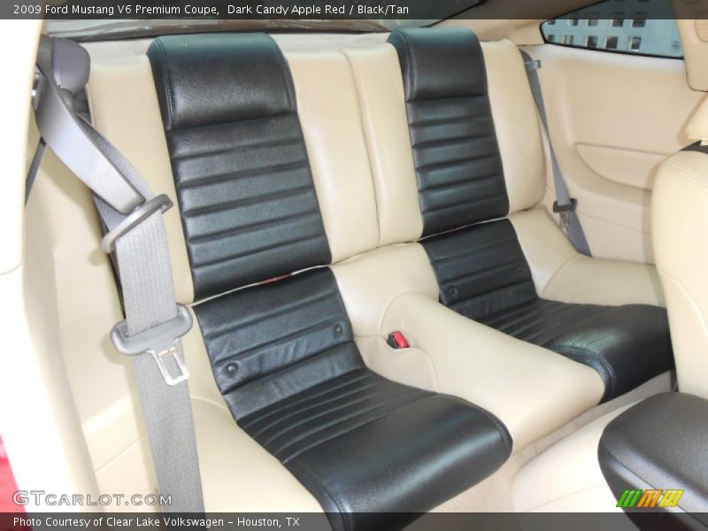 Rear Seat of 2009 Mustang V6 Premium Coupe