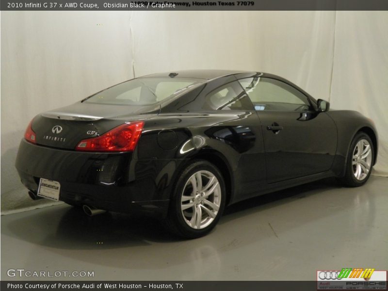 Obsidian Black / Graphite 2010 Infiniti G 37 x AWD Coupe