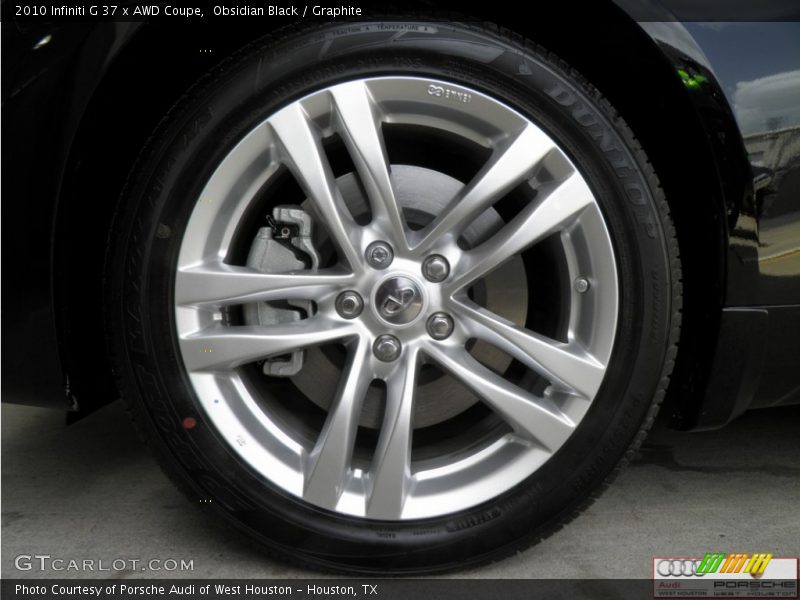 Obsidian Black / Graphite 2010 Infiniti G 37 x AWD Coupe