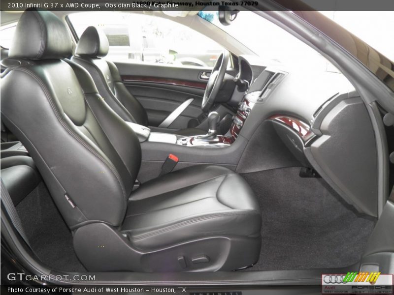 Obsidian Black / Graphite 2010 Infiniti G 37 x AWD Coupe