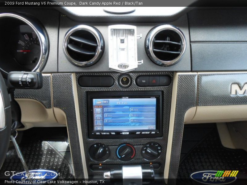 Dark Candy Apple Red / Black/Tan 2009 Ford Mustang V6 Premium Coupe