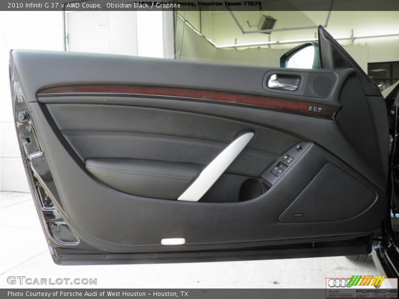 Obsidian Black / Graphite 2010 Infiniti G 37 x AWD Coupe