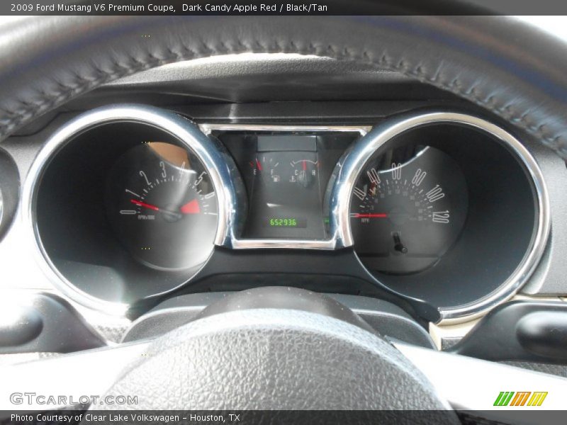 Dark Candy Apple Red / Black/Tan 2009 Ford Mustang V6 Premium Coupe