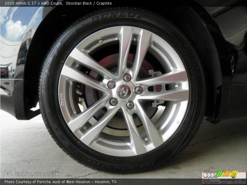 Obsidian Black / Graphite 2010 Infiniti G 37 x AWD Coupe