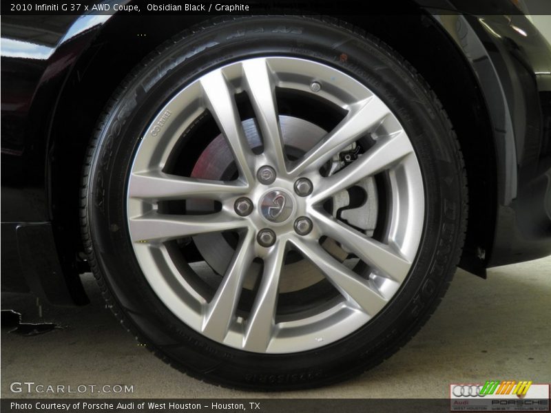 Obsidian Black / Graphite 2010 Infiniti G 37 x AWD Coupe