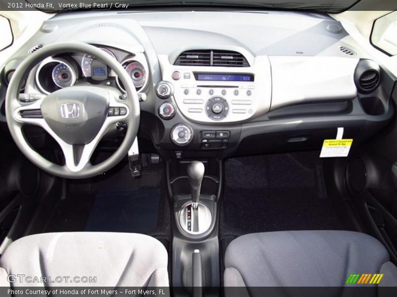 Vortex Blue Pearl / Gray 2012 Honda Fit